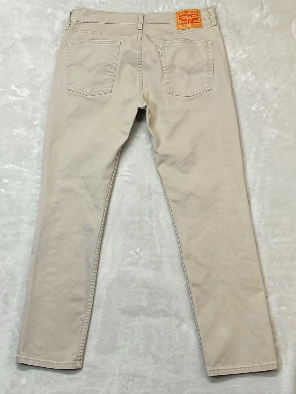 Levi’s 514 Tan Straight Leg Denim Jeans Men’s 36x32